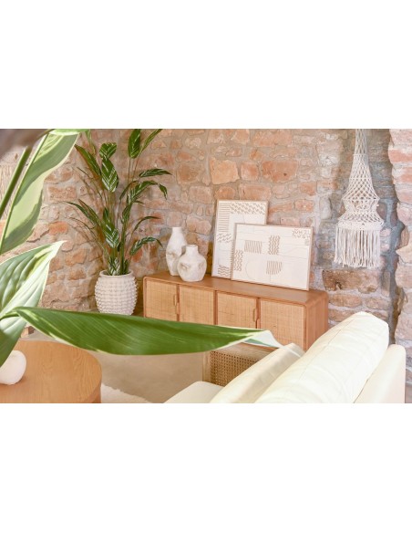 Cuadro en papel mache abstracto