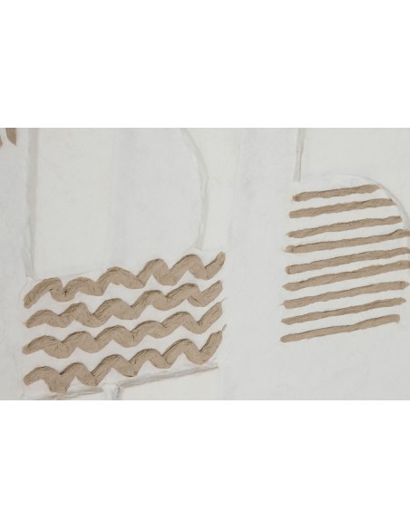 Cuadro en papel mache abstracto