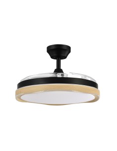 Ventilador de techo Blondi Negro y Haya