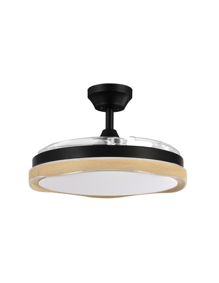 Ventilador de techo Blondi Negro y Haya