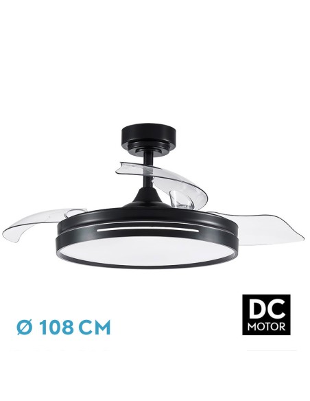 Ventilador de techo Micenas Negro Ventilador de techo Micenas Negro