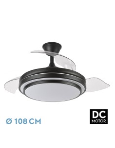 Ventilador de techo Ibe Negro