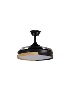 Ventilador de techo Emperador Negro y Haya 2