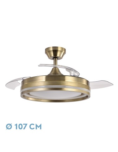 Ventilador de techo Cerrato Oro