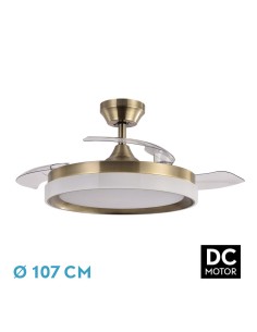 Ventilador de techo Zenit Oro