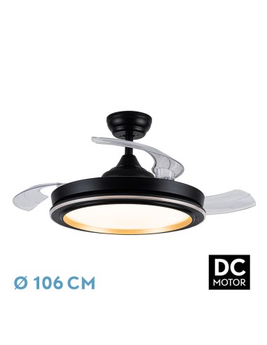 Ventilador de techo Picolo Negro y Oro