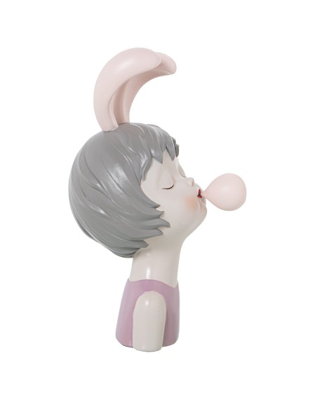 Figura resina chica con chicle