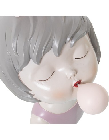 Figura resina chica con chicle