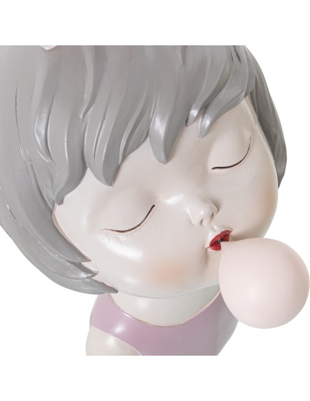 Figura resina chica con chicle