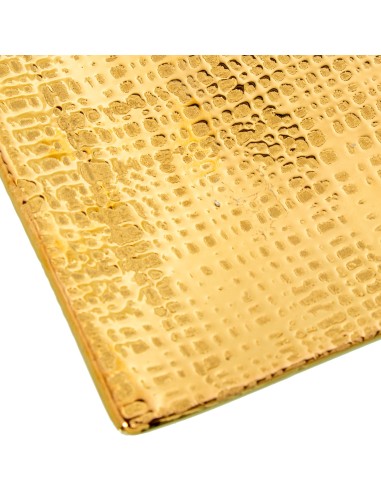 Bandeja de cerámica blanca y dorada