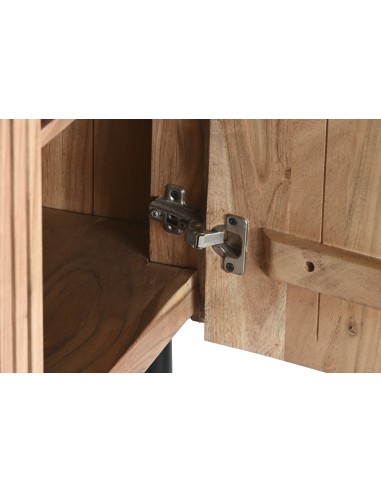 Mueble aparador de madera acacia y mármol