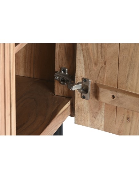 Mueble aparador de madera acacia y mármol