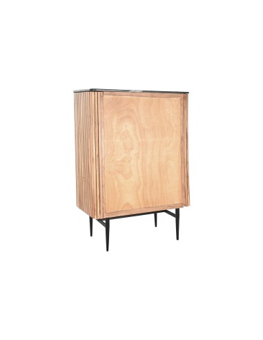 Mueble aparador de madera acacia y mármol