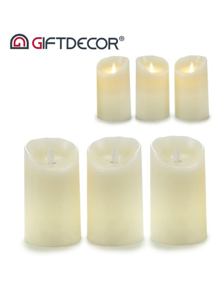 Set de 3 velas led Oscilantes