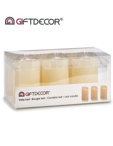 Set de 3 velas led Oscilantes