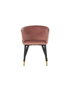 Silla terciopelo rosa/beige 2