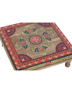 Mesa auxiliar de mango pintada 2