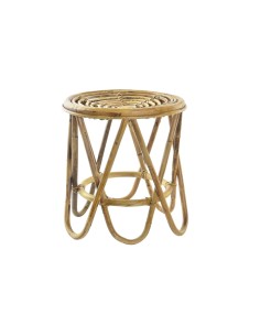 Mesa auxiliar de Ratán natural