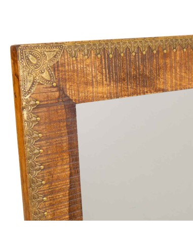 Espejo madera/metal