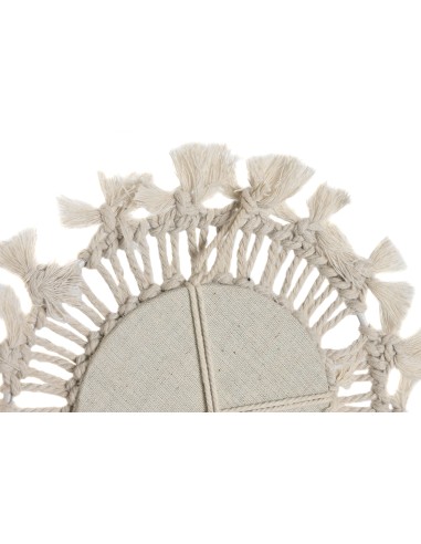 Juego 3 espejos macramé