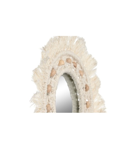 Juego 3 espejos macramé