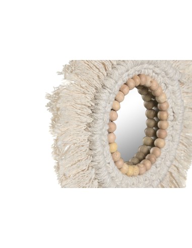 Juego 3 espejos macramé