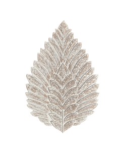 Hoja de madera tallada para pared