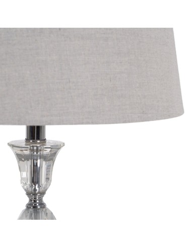 Lampara de diseño Cristal y Plateada