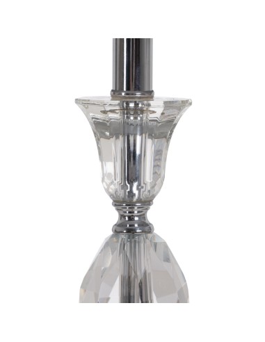 Lampara de diseño Cristal y Plateada