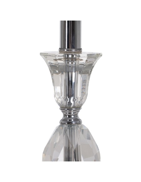 Lampara de diseño Cristal y Plateada