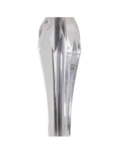 Lampara de diseño Cristal y Plateada
