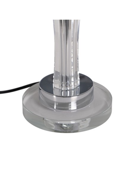 Lampara de diseño Cristal y Plateada