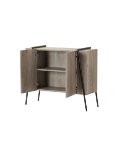 Aparador madera/metal 2 puertas 2