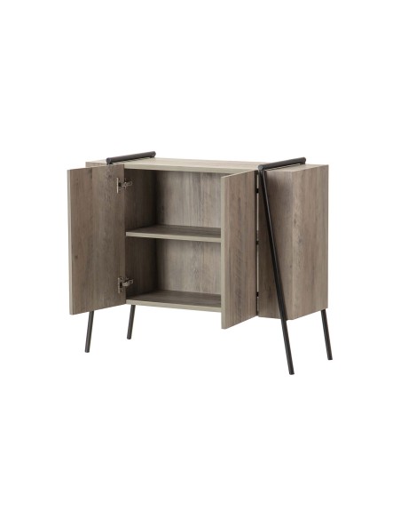 Aparador madera/metal 2 puertas