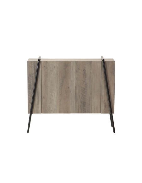 Aparador madera/metal 2 puertas