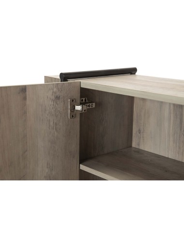 Aparador madera/metal 2 puertas