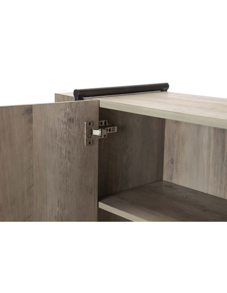 Aparador madera/metal 2 puertas