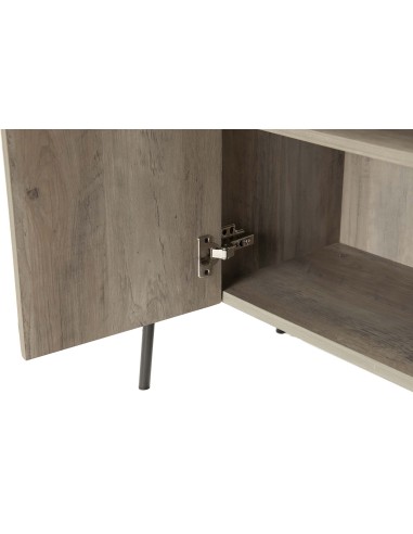 Aparador madera/metal 2 puertas