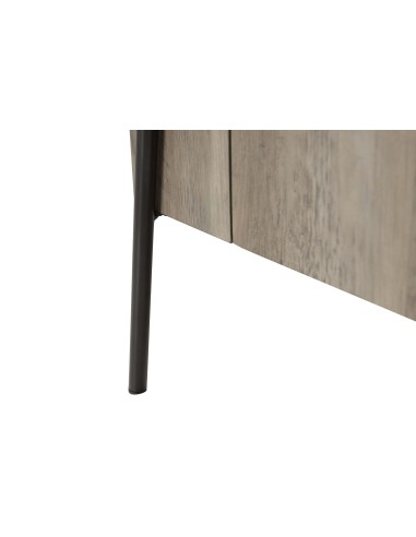 Aparador madera/metal 2 puertas