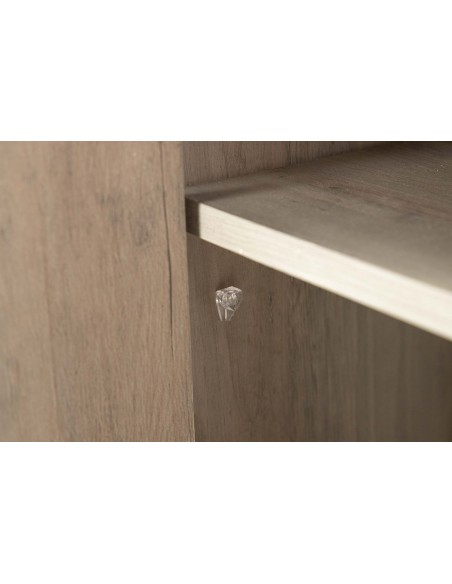 Aparador madera/metal 2 puertas