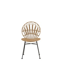 Silla ratán sintética natural 2