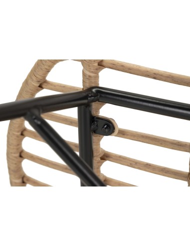 Silla ratán sintética natural