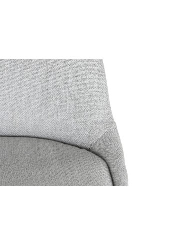 Silla tela Gris y Madera de Roble