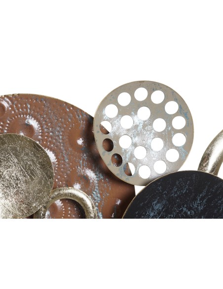 Decoración de pared Circulos metálicos