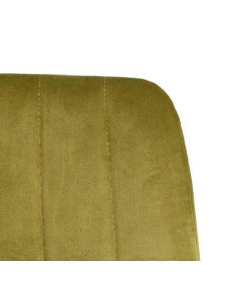 Silla terciopelo verde oliva