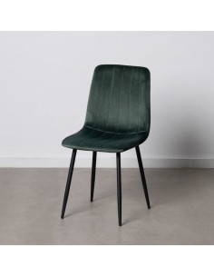 Silla terciopelo verde oscuro 2