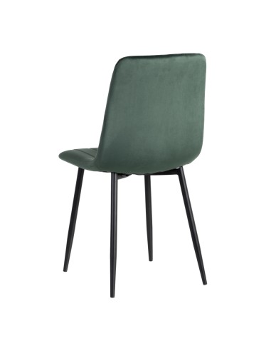 Silla terciopelo verde oscuro