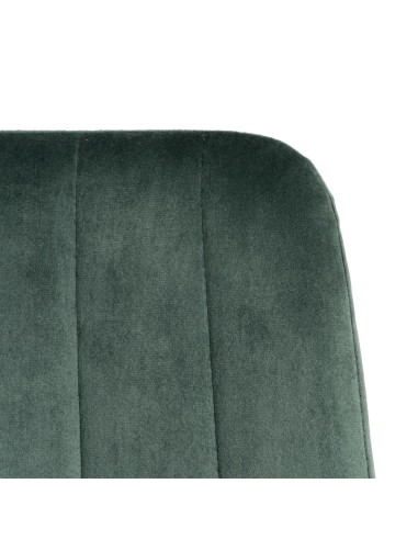 Silla terciopelo verde oscuro