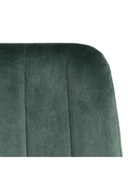 Silla terciopelo verde oscuro