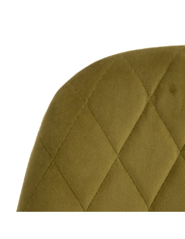 Silla de terciopelo verde